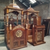 Big Sale Mimbar Masjid Jati Model Kubah Natural Luxury Carving ST-2008 | Sofa Tamu Jepara - Dima Furniture Big Sale Mimbar Masjid Jati Model Kubah Natural Luxury Carving ST-2008