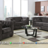 Sofa Tamu Modern Minimalis Antique Grey Beludru ST-2005