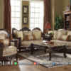 Desain Sofa Tamu Terbaru, Set Sofa Ukir Mewah Eliony ST2025