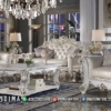 Model Sofa Tamu Mewah Jepara Luxurious Elegant Campagne Color ST2046