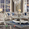 Sofa Tamu Mewah Jepara - Set Sofa Tamu Mewah New - Sofa Mewah Shabby ST2047