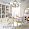 Meja Kantor Model Classy Carving Furniture Jepara Luxury ST2077