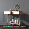 Meja Konsol Jepara Natural Jati Minimalis ST2070 | Sofa Tamu Jepara - Dima Furniture Meja Konsol Jepara Natural Jati Minimalis ST2070