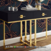 Meja Konsol Modern Klasik Elegant Mewah Kaki Emas ST2072