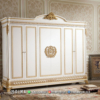 Harga Lemari Pakaian Mewah Luxury White Duco Gold Cora ST2110 | Sofa Tamu Jepara - Dima Furniture Harga Lemari Pakaian Mewah Luxury White Duco Gold Cora ST2110