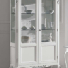 Lemari Hias kaca Pajangan White Duco Mebel Jepara ST2127 | Sofa Tamu Jepara - Dima Furniture Lemari Hias kaca Pajangan White Duco Mebel Jepara ST2127