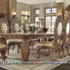 Best Collection Meja Makan Mewah Ukiran Glamours ST2168