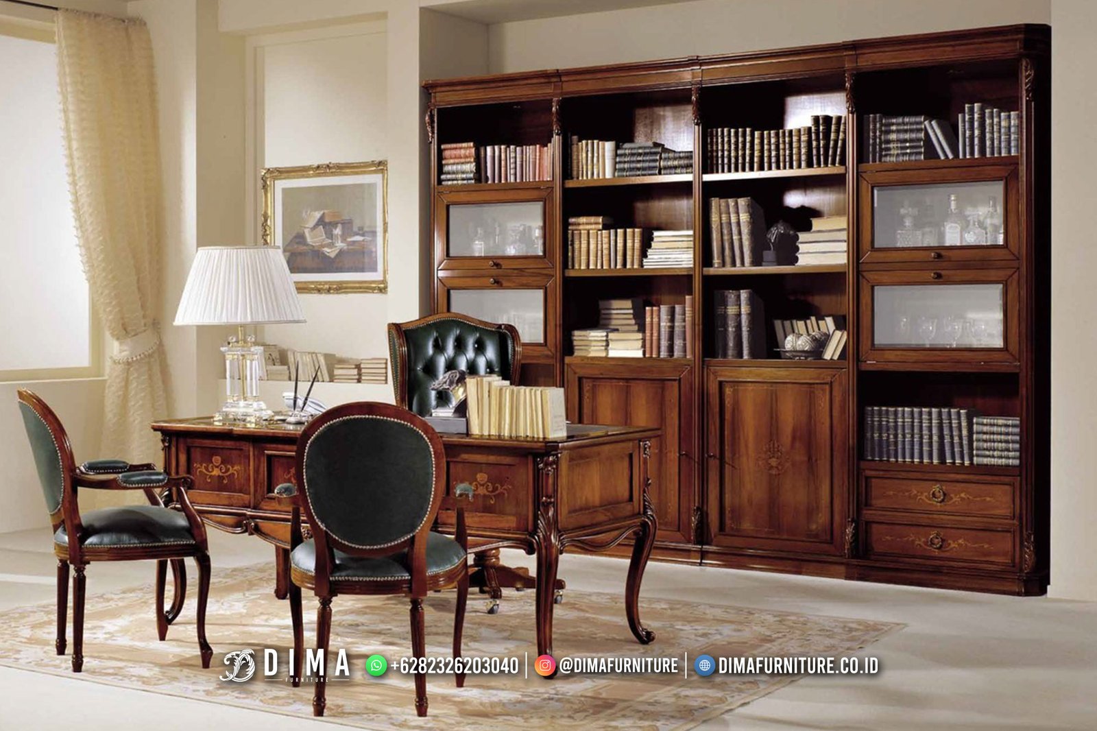 Sale Now Meja Kantor Jati Natural Classic Mebel ST2157 Sale Now Meja Kantor Jati Natural Classic Mebel ST2157