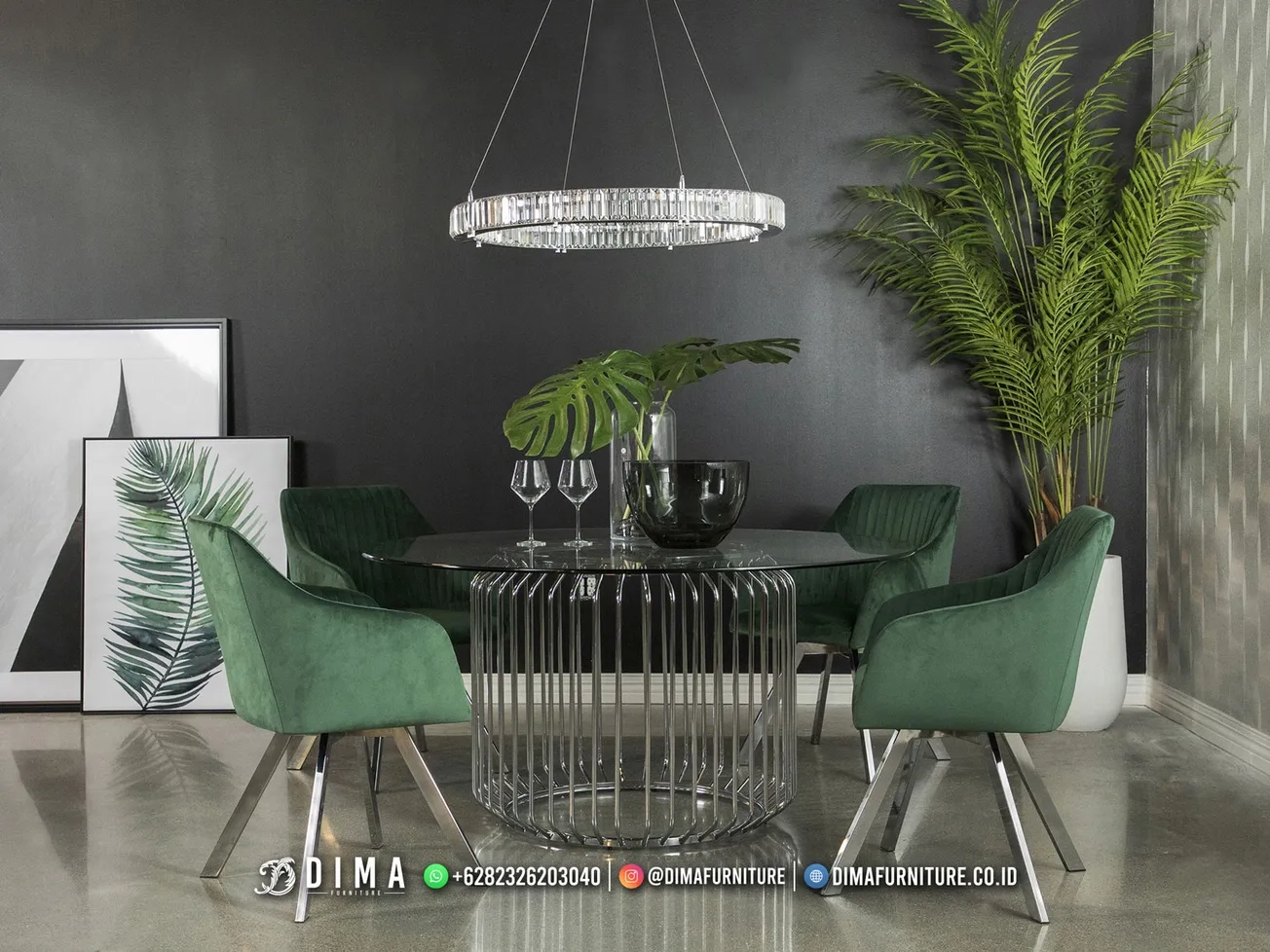 New Item Meja Makan Minimalis Industrial Furniture ST2179