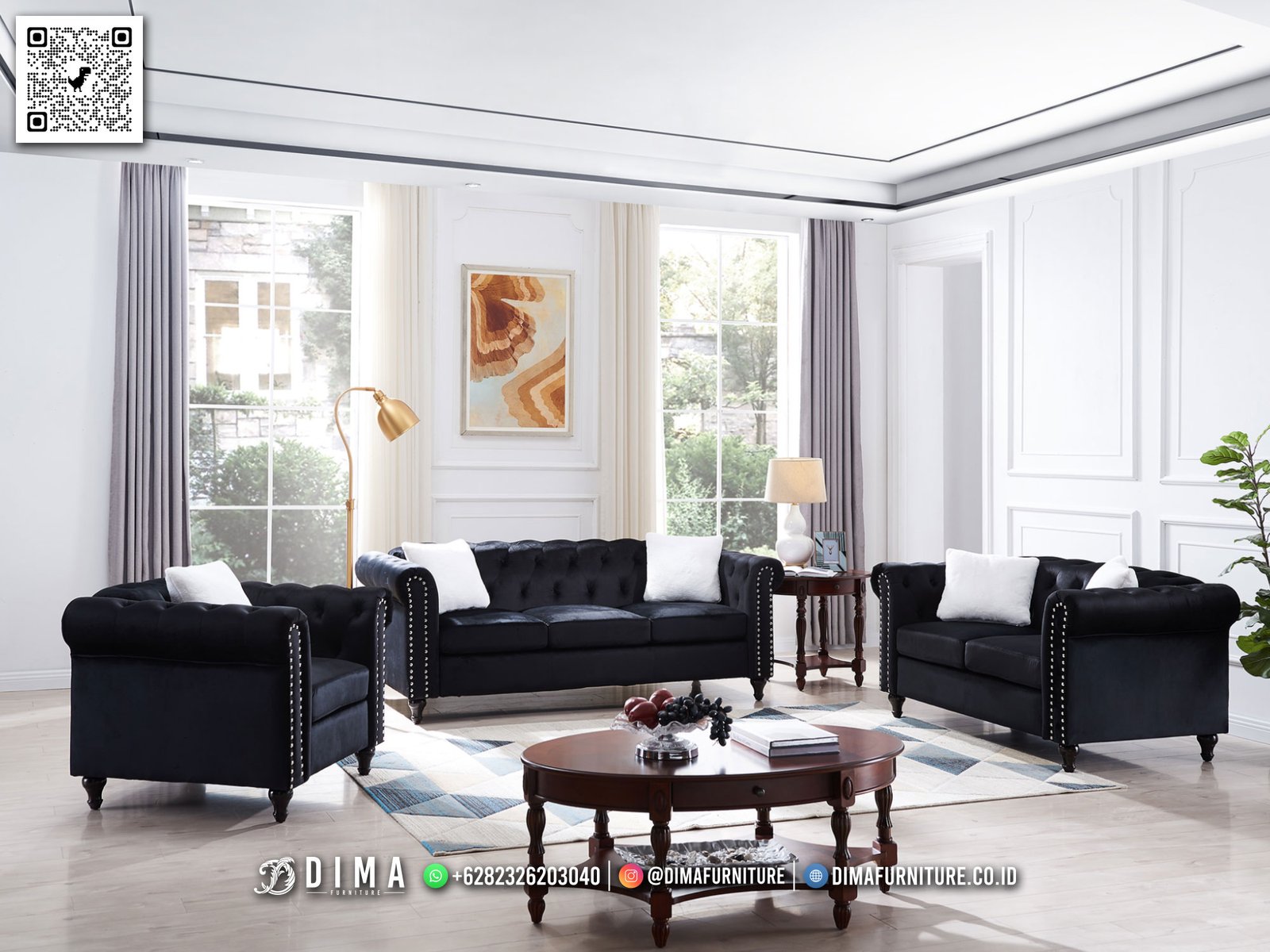 Sofa Tamu Terbaru Elegant Minimalis Charlotte ST2184 Sofa Tamu Terbaru Elegant Minimalis Charlotte ST2184