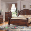 Tempat Tidur Minimalis Jati Salak Brown Highly ST2177
