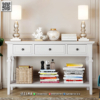 Meja Konsol Minimalis Classic Simple Elegant White ST2227 | Sofa Tamu Jepara - Dima Furniture Meja Konsol Minimalis Classic Simple Elegant White ST2227
