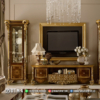 New Bufet TV Mewah Jati Ukir Kota Jepara Veronica ST2226 | Sofa Tamu Jepara - Dima Furniture New Bufet TV Mewah Jati Ukir Kota Jepara Veronica ST2226