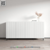 Rekomendasi Meja Konsol Minimalis Modern Salur Putih ST2229