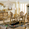 Jual Meja Makan Ukir Jepara Terbaru Luxury Style ST2284 | Sofa Tamu Jepara - Dima Furniture Jual Meja Makan Ukir Jepara Terbaru Luxury Style ST2284