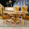 Set Meja Makan Ukir Mewah Gold Carving Discount 2024 ST2283 | Sofa Tamu Jepara - Dima Furniture Set Meja Makan Ukir Mewah Gold Carving Discount 2024 ST2283