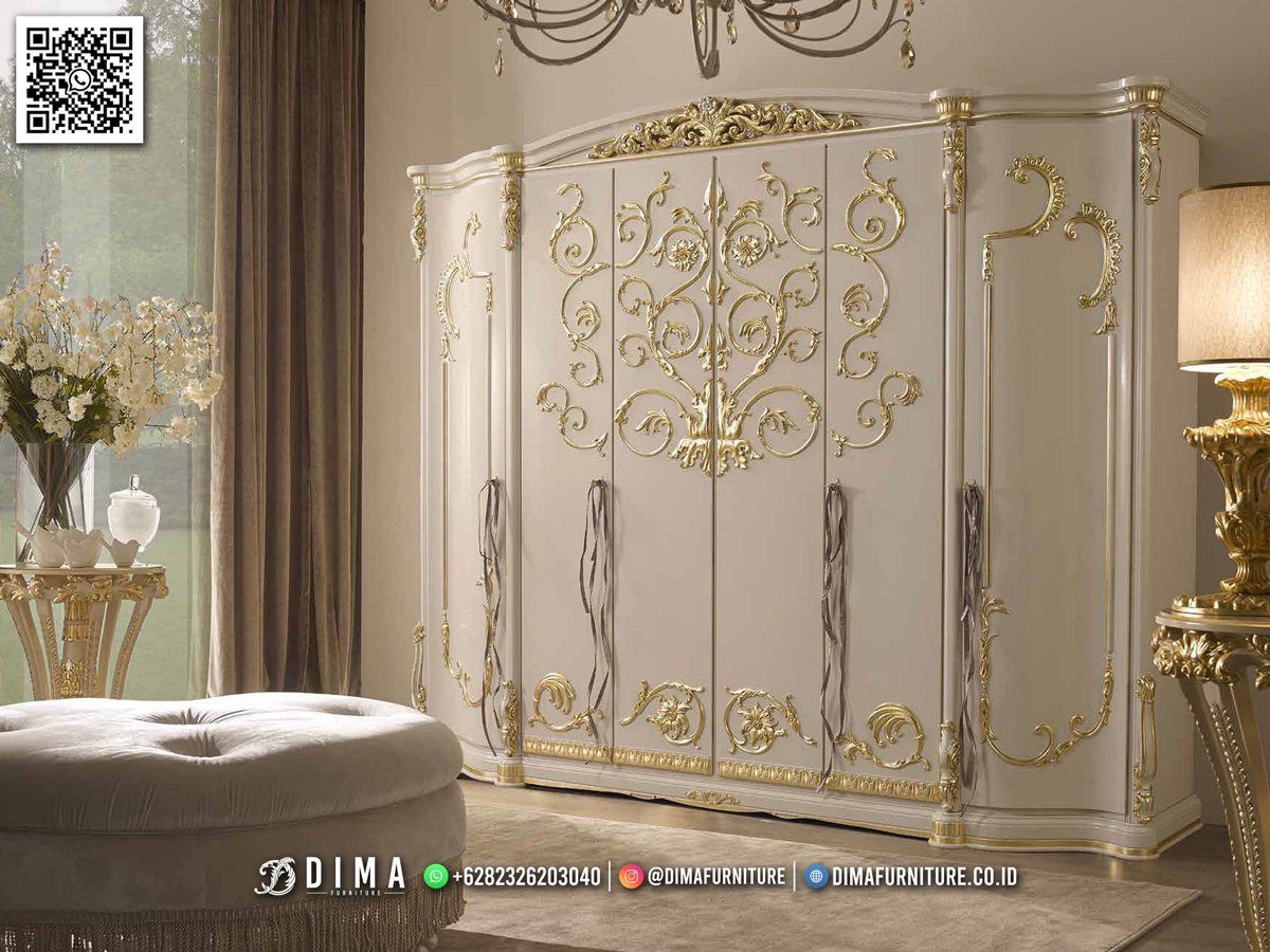 New Arrival Lemari Pakaian Jati Mewah Italian Style 657MJ (13) New Arrival Lemari Pakaian Jati Mewah Italian Style 657MJ (13)