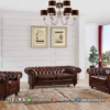 Sofa Chesterfield Kulit - Kursi Ruang Tamu Minimalis ST2294