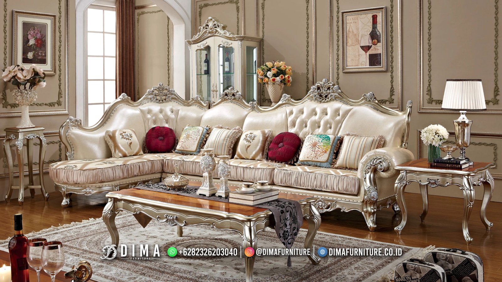High Quality Furniture Sofa Tamu Mewah Jovanca MM124 High Quality Furniture Sofa Tamu Mewah Jovanca MM124
