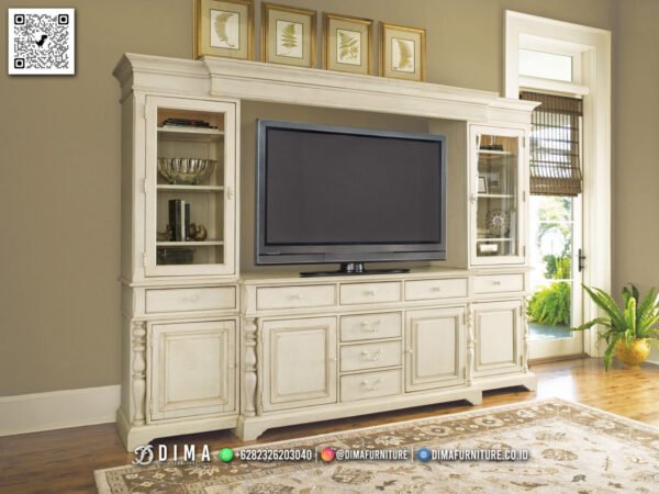 Bufet TV Minimalis Putih Toko Mebel Terbaru ST2435