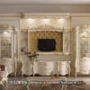 Caroline Bufet TV Putih Shabby Ivory Furniture ST2436