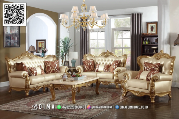 Mordessa Sofa Ruang Tamu Mewah Ukiran Jepara 4ST