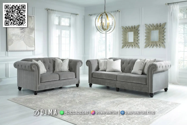 Sofa Chesterfield Stylish Elegan untuk Ruang Tamu 16ST