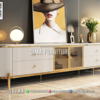 Bufet TV Elegan Putih Emas Dima Classy Look 28ST | Sofa Tamu Jepara - Dima Furniture Bufet TV Elegan Putih Emas Dima Classy Look 28ST