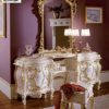 Set Meja Rias Cantik Putih Gold Ukir Elegan Dima 52ST | Sofa Tamu Jepara - Dima Furniture Set Meja Rias Cantik Putih Gold Ukir Elegan Dima 52ST
