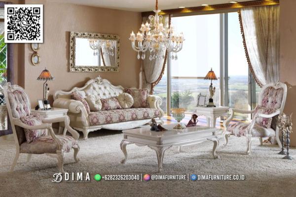 Sofa Ruang Tamu Eksklusif Klasik Verona Mewah 44ST