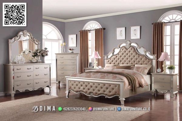 Tempat Tidur Klasik Mewah Elegan Ukiran Modern 31ST