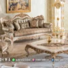 Sofa Ruang Tamu Viona Ivory Desain Klasik Eksklusif 104ST