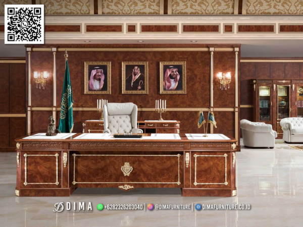 Meja Direktur Mewah Dima Royale – Elegan Berwibawa 90ST