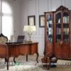 Meja Kantor Classic Melviano Desain Mewah Jepara 81ST