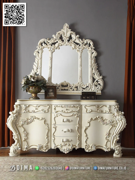 meja konsol klasik mewah ivory marseilla premium 101st &mdash; meja konsol klasik