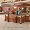 Set Meja Kantor Eksekutif Jati Mewah Seri Royal Luxor 88ST | Sofa Tamu Jepara - Dima Furniture Set Meja Kantor Eksekutif Jati Mewah Seri Royal Luxor 88ST