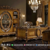 Set Meja Kerja Royal Aristone Kayu Solid Mewah 79ST | Sofa Tamu Jepara - Dima Furniture Set Meja Kerja Royal Aristone Kayu Solid Mewah 79ST