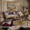 Set Sofa Mewah Gold Valentina – Elegant Glamours Design 123ST