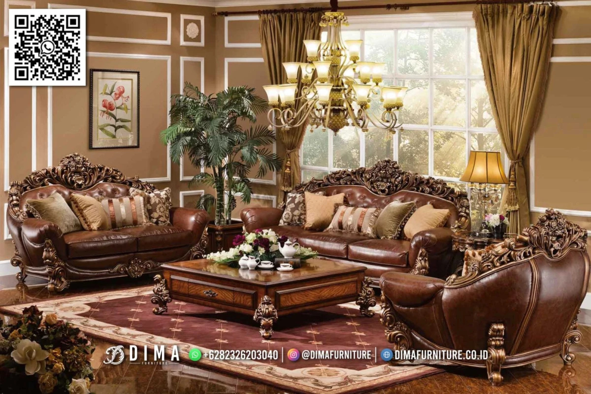 Inspirasi Sofa Mewah untuk Ruang Tamu Elegan dan Berkelas | Sofa Tamu Jepara - Dima Furniture Sofa Tamu Mewah Dima Imperial