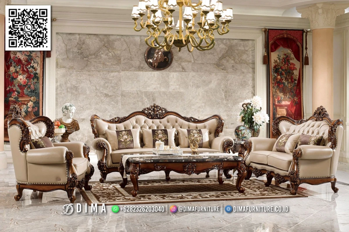 Sofa Ukiran Jati Jepara Verona