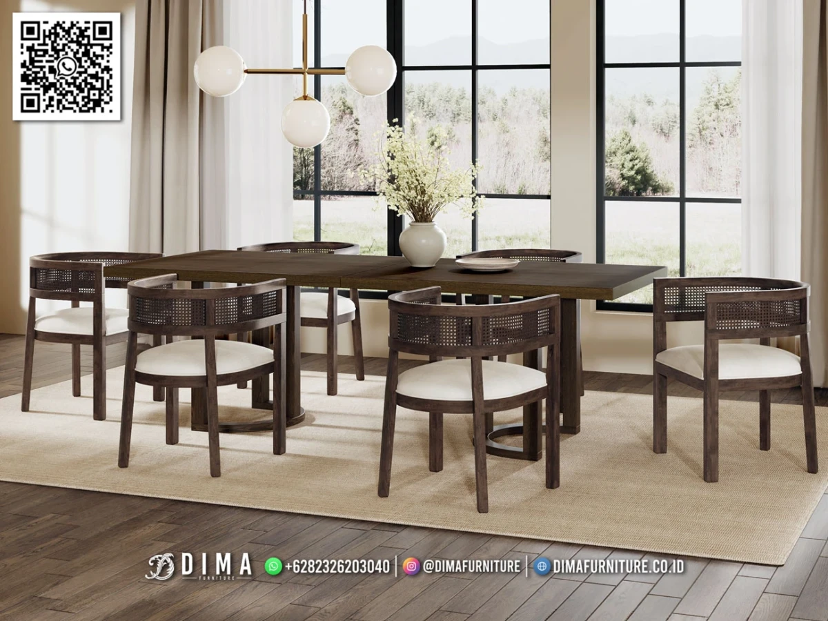 Meja Makan Minimalis Jati (1)