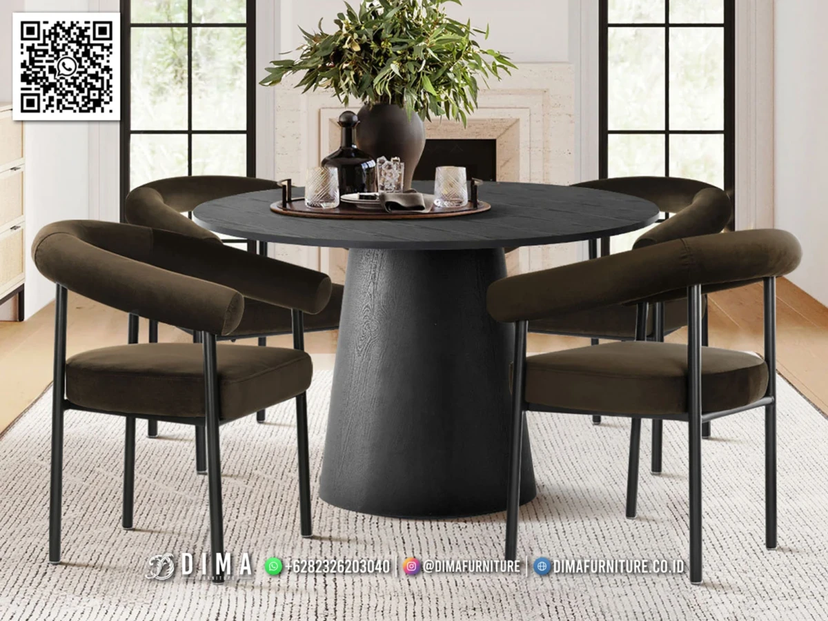 Meja Makan Suide Brown