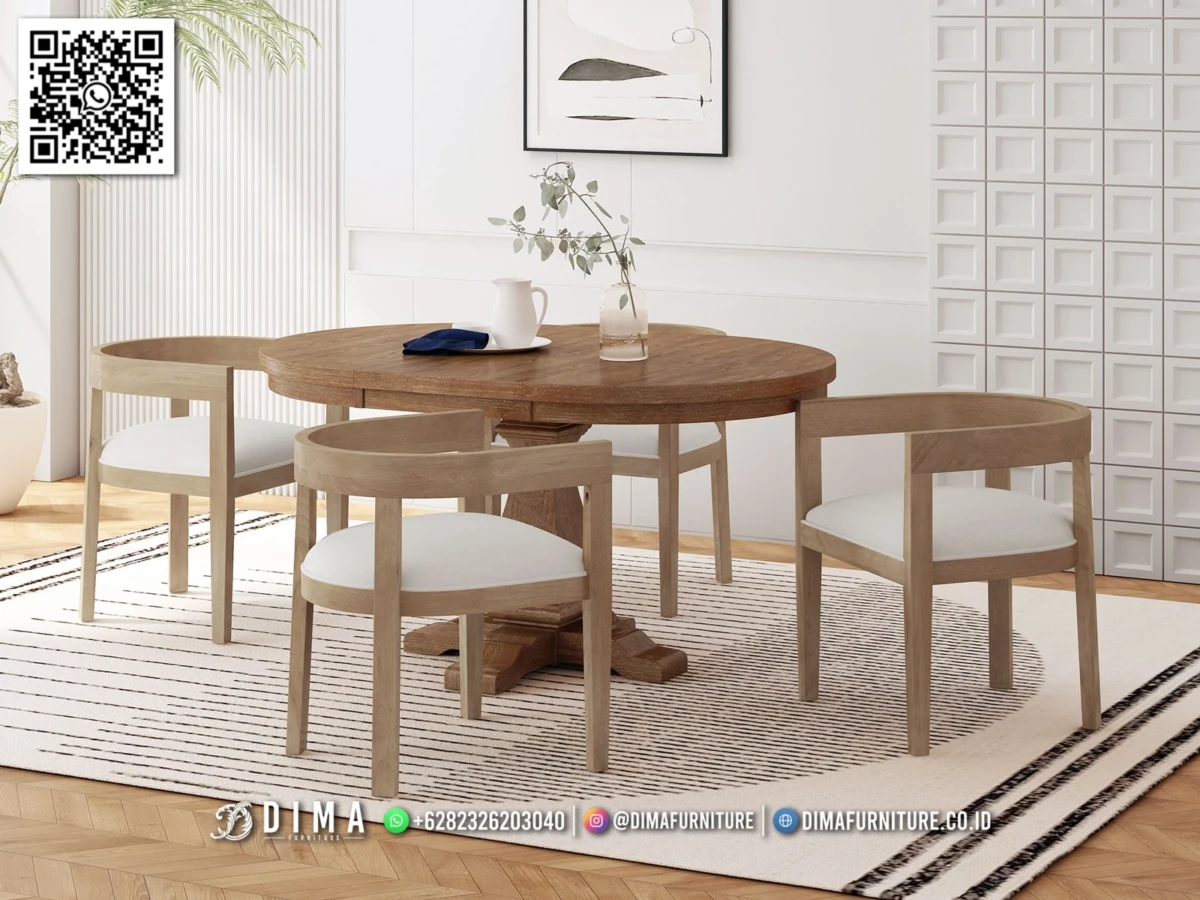 Model Meja Makan Natural