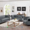 Set Sofa Tamu Chesterfield Minimalis Grey Carolyn 145ST
