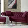 Sofa Chesterfield Jepara Velvet Luxury Minimalis 169ST