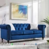Sofa Chesterfield Minimalis Premium Royal Sapphire 168ST