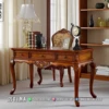 Meja Kerja Mewah Louis Ukir Jati Premium Olive 185ST | Sofa Tamu Jepara - Dima Furniture Meja Kerja Mewah Louis Ukir Jati Premium Olive 185ST