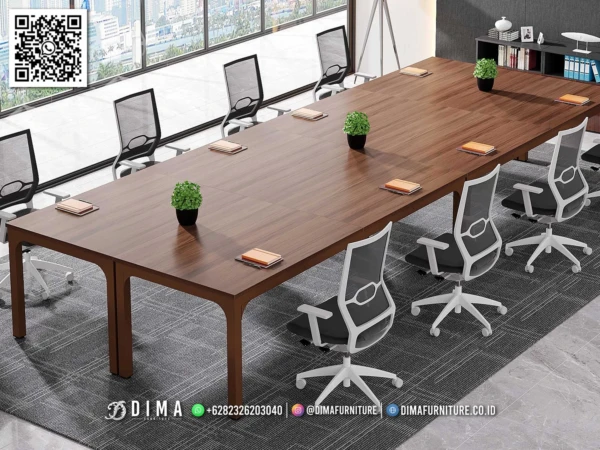 Meja Rapat Minimalis Premium Executive Long Table 180ST