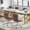 Meja Rapat Modern Marmer Premium Marmer Table 181ST — meja rapat,meja kantor,meja meeting,meja eksekutif,meja minimalis,meja panjang,meja rapat premium,meja kerja,meja modern,meja konferensi,furniture kantor,meja rapat stylish Meja Rapat Modern Marmer Premium Marmer Table 181ST