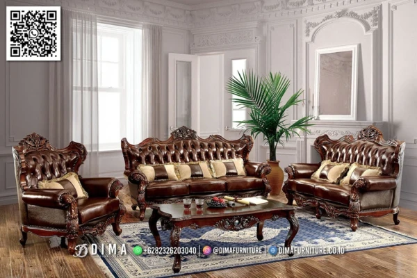 Set Sofa Tamu Ukir Mewah Royal Alunna Luxury 177ST